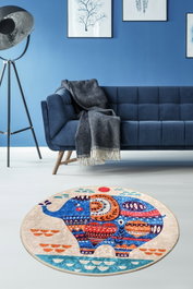 Conceptum Alfombra Etnic Multicolor de 100 cm